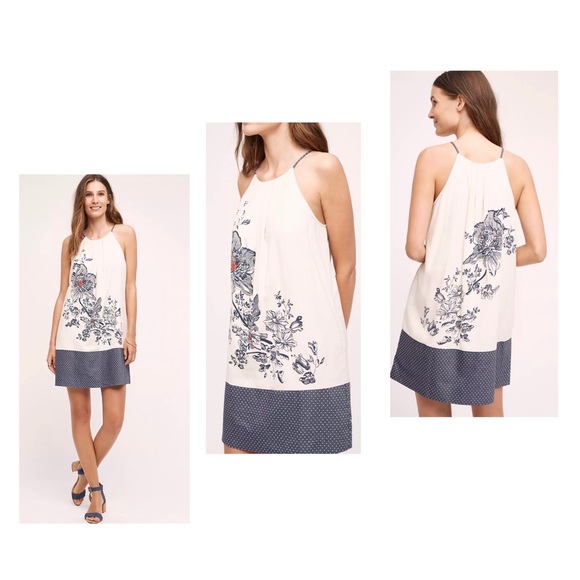 Floriat Sava Silk Halter Dress - Picture 1 of 7